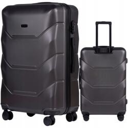 Wings XXL utazó bőrönd Wings 4 kerekű, Abs-u tárolórekesz (149 L DARK GREY)