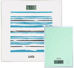 LAICA Pachet Cantar de persoane Laica PS1074 + Cantar de bucatarie Laica KS1050 (PS1074W+KS1050W) Cantar baie