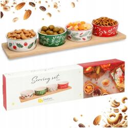 Vilde Tányér Karácsonyi snack tálak előételek tapas szószok mártások asztal (5900670111998)