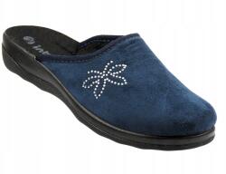 Inblu Női Papucs, sötétkék, Size 36-41, szövet felsőrész, 3, 5cm talp (CA-3F.004)