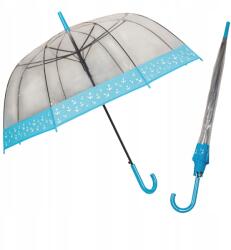Captain Mike Hosszú félautomata esernyő 25" átlátszó, horgony motívummal (310003862)