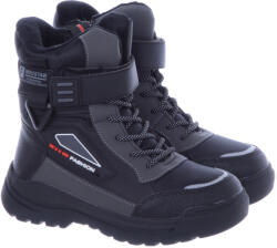 Linshi Szürke Cipzáras Téli Tornacipő Fiú 32-es (a4231 szare)