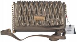 Monnari kézitáska, postás táska, ökológiai bőr, steppelt, arany (BAG4320-M22)