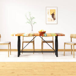vidaXL Masă de bucătărie, lemn masiv reciclat, 180 cm (244800)