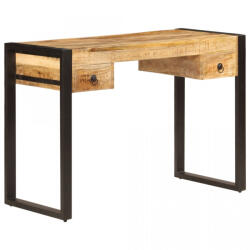vidaXL Birou cu 2 sertare, 110 x 50 x 77 cm, lemn masiv de mango (247400)