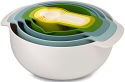 Gefu Joseph Joseph Nest 9 Plus 9 részes tál szett, mérőpohár, szűrő (40076)