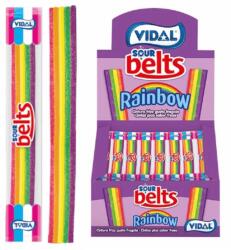 Vidal vegyesgyümölcs ízű savanyú gumicukor szíj 9g