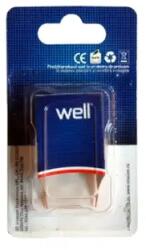 Well Adaptor 2 x RCA mama - 2 x RCA mama, set 12 blistere, Well (AC-027-BW)