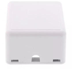 Well Priza de perete fara Keystone 1-port alba Well (LANBOX-SM-1P-WL) - pretexpert