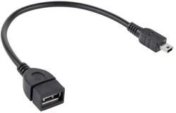 Conecto Cablu adaptor pentru casa de marcat fiscala cu functie OTG mini USB tata - USB mama 15cm Conecto (CC20041) - pretexpert