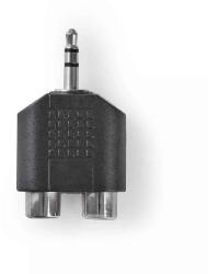 Nedis Adaptor Audio Stereo Jack 3.5 mm tata - 2x RCA mama Nedis (CAGP22940BK) - pretexpert