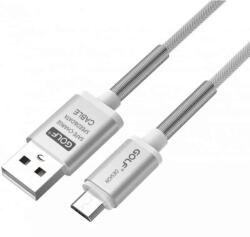 GOLF Cablu Thunder Micro USB Golf 40M argintiu 1m 2.4A Fast charging (GC-40MS) - pretexpert