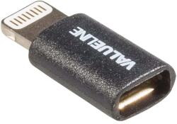 Valueline Adaptor USB Lightning tata - micro USB mama negru Valueline (VLMP39901B) - pretexpert