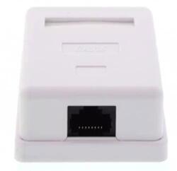 Well Priza simpla UTP cat6 RJ45 neecranat pe tencuiala Well (LANBOX-SM-U6-WL) - pretexpert