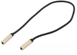 Vention Cablu prelungire audio stereo Jack 3.5 mm mama-mama 0.3m aurit negru VENTION BFABY (BFABY) - pretexpert