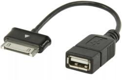 Valueline Cablu adaptor OTG USB A - Samsung 30 pini 0.2m Valueline (VLMP39205B0.20) - pretexpert