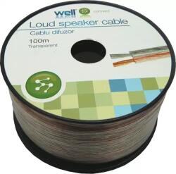 Well Cablu difuzor transparent 2x0.35mm CCA Well LSP-CCA0.35TT-100-WL (LSP-CCA0.35TT-100-WL) - pretexpert