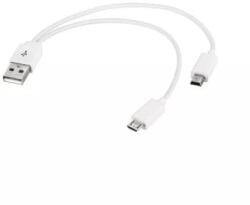  Cablu adaptor USB la mini USB si micro USB (GSM0535)