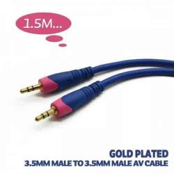 Cablu Jack 3.5 mm la 3.5 mm 1.5m conductor cupru stanat (028-054)