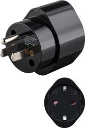 Goobay Adaptor de retea tata tip B NEMA 5-15 3pini SUA / Japonia - mama Schuko tip F CEE 7/3 250V 13A 3250W negru Goobay 45354 (45354)