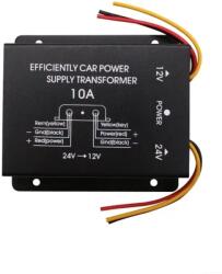  Convertor auto IN 24V intrare la OUT 12V /10A iesire (557) (24V/12V/10A)