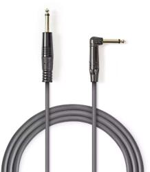 Nedis Cablu audio Jack mono 6.35 mm tata - 6.35 mm tata cotit 5m gri NEDIS (COTH23005GY50) - pretexpert