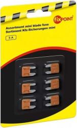 fixPOINT Set sigurante auto mini 5A 6buc Fixpoint 11x8.6mm (20387) - pretexpert