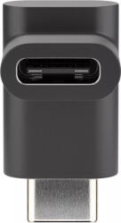 Goobay Adaptor USB TYPE C la USB TYPE C 90 20x10x10mm negru Goobay (55556) - pretexpert