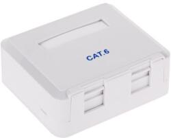  Priza dubla UTP CAT6 RJ45 8p8c (TEL0031-6)