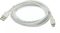 Gembird Cablu 3m micro USB 5pini - USB A 2.0 alb inLine Gembird (USBABMICRO3W) - pretexpert