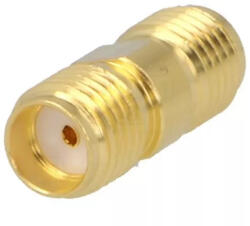 Amphenol Adaptor SMA mama din ambele parti drept 50 ohm teflon aurit Amphenol SMA7071A2-3GT50T-50 (SMA7071A2-3GT50G-50) - pretexpert