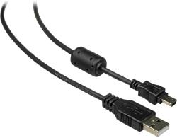  Cablu USB 2.0 A tata - mini USB tata 5 pini 1.5m negru (93623-H)