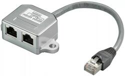 Goobay Distribuitor RJ45 la 2x RJ45 mama Goobay (68908) - pretexpert