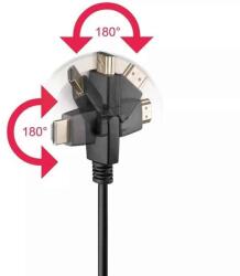 Goobay Cablu HDMI 360 3m V1.4 Ethernet 3D 4K UltraHD 2160p 30Hz Goobay (31889) - pretexpert