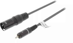 Sweex Cablu audio mono XLR 3 pini tata - RCA tata 1.5m gri Sweex (SWOP15205E15) - pretexpert