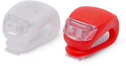  Set lumini LED pentru bicicleta TPE rezistent la apa/ 2buc fata si spate 57069B (57069B)