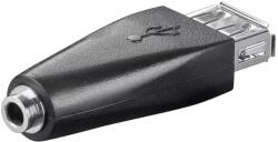 Goobay Adaptor USB 2.0 A mama - Jack 3.5 mm 3 pini mama Goobay (93982) - pretexpert
