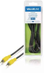 Valueline Cablu video compozit RCA tata la compozit RCA tata 2m Valueline (VLVB24100B20) - pretexpert