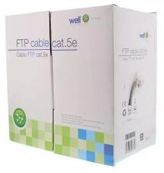 Well Cablu FTP CAT5e 8 fire din cupru 0.50mm Well (FTP5E-CU-305-WL) - pretexpert