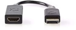 Nedis Cablu adaptor 4K DisplayPort v1.2 tata - HDMI mama 0.2m gri Nedis (CCBW37150AT02) - pretexpert