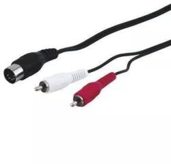 Goobay Cablu DIN 5 pini la 2x RCA 1.5m Goobay (50014) - pretexpert