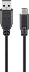 Goobay Cablu USB 2.0 tata la USB Type C tata 1.8m 3A negru Goobay (55468) - pretexpert