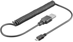 Goobay Cablu spiralat USB la micro USB 1m Goobay (62334) - pretexpert