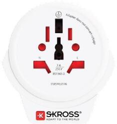 SKROSS Adaptor priza universal Skross 1.500267 World (Europa Australia China Marea Britanie SUA Japonia Italia Brazilia) la UK cu USB (1.500267)