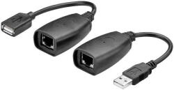 Adaptor prelungitor USB la CAT5 EXTENDER max. 40m USB2-EXT-ETH-40M (93321)