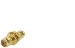  Adaptor convertor antena wifi RF coaxial SMA mama la SMA mama cu piulita 50ohm de inalta calitate cupru placat cu aur (SMAF-SMAF-P)
