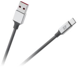Rebel Cablu USB 3.0 - USB TYPE C 1m flexibil gri Rebel RB-6011-100-B (RB-6011-100-B) - pretexpert
