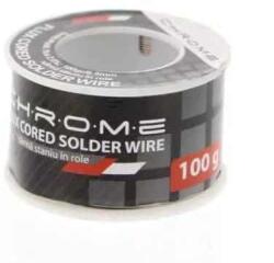 CHROME Fludor 100gr 0.5mm Flux 2% SN60 PB40 Chrome (TIN-100GR/0.5MM-CHR) - pretexpert