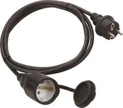 Technik Cablu prelungitor 10m 3500W 16A 3x1.5mm priza SCHUKO cu capac negru IP44 Technik MTI10M1, 5M-BK (MTI10M1,5M-BK)