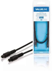 Valueline Cablu optic TOSLINK tata - TOSLINK tata 1m Valueline (VLAB25000B10)